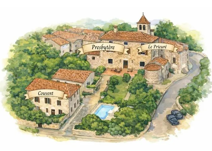 Domaine Du Prieure Avec Piscine Ancien Couvent & Presbytere